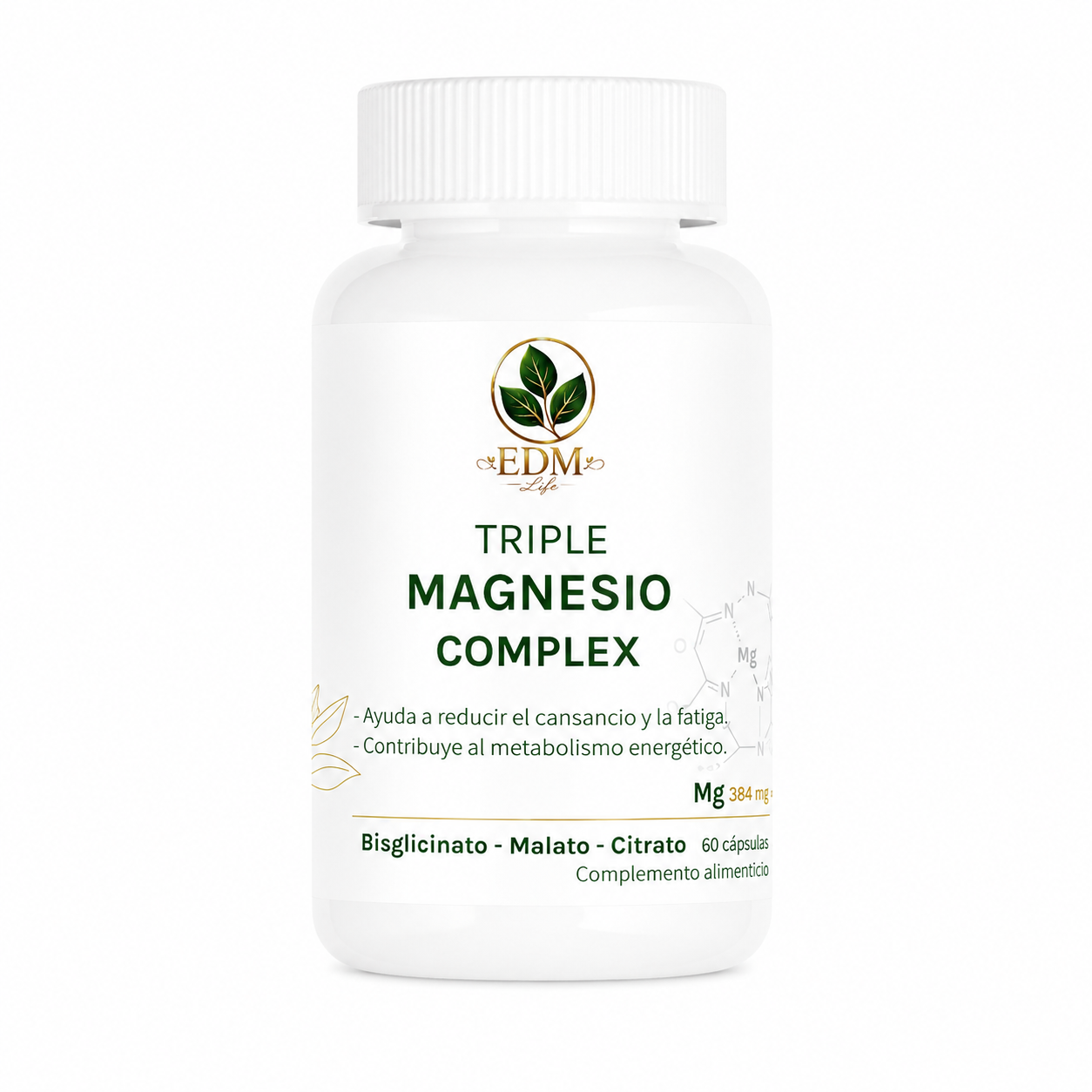 Triple Magnesio Complejo – Fórmula 3 en 1